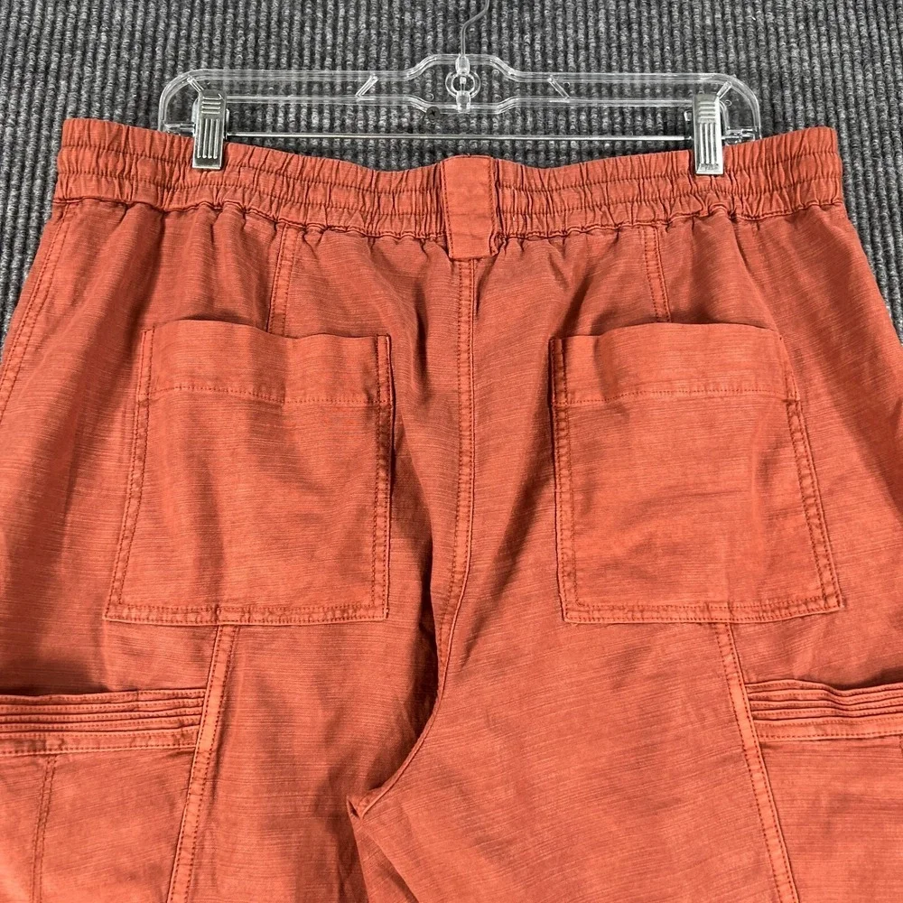 Anthropologie‎ Mens Pants Size 32 Orange Lightweight Joggers Casual Outdoor